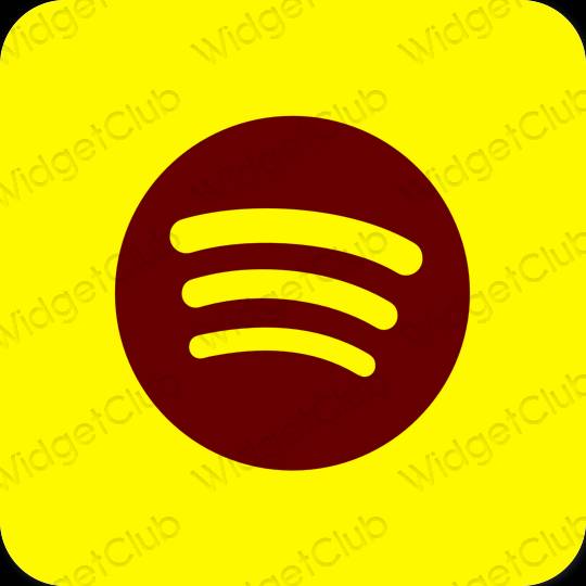 Icônes d'application Spotify esthétiques