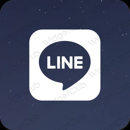 Эстетические LINE значки приложений