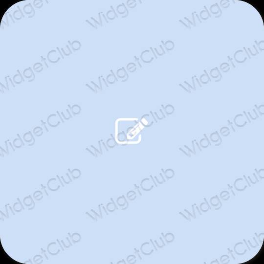 Estetski ljubičasta Notes ikone aplikacija