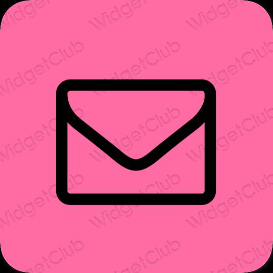 Aesthetic purple Mail app icons