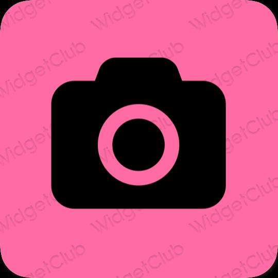 Aesthetic purple Camera app icons