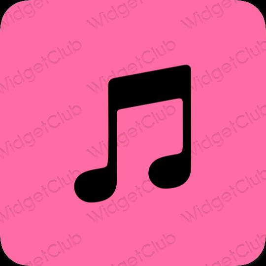 Stijlvol paars Music app-pictogrammen