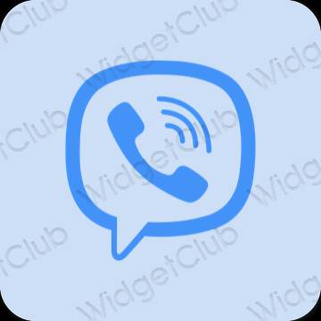 Æstetisk lilla Phone app ikoner
