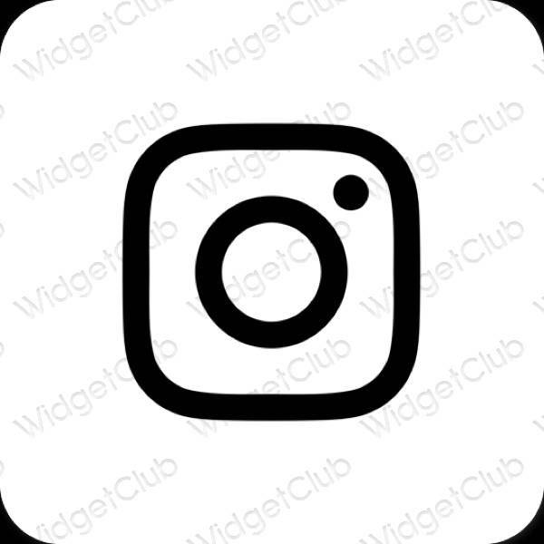 جمالية Instagram أيقونات التطبيقات