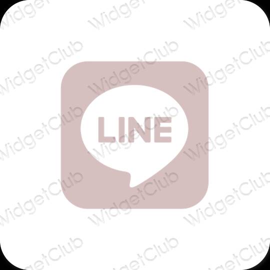 جمالية LINE أيقونات التطبيقات