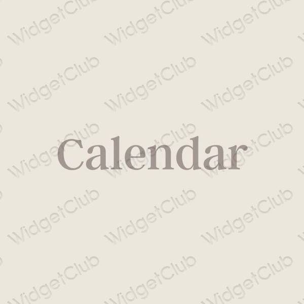 Ästhetische Calendar App-Symbole