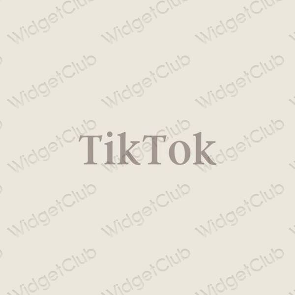 Icônes d'application TikTok esthétiques