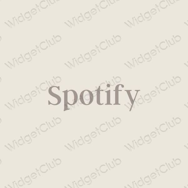 Estetske Spotify ikone aplikacija