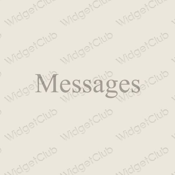 نمادهای برنامه زیباشناسی Messages