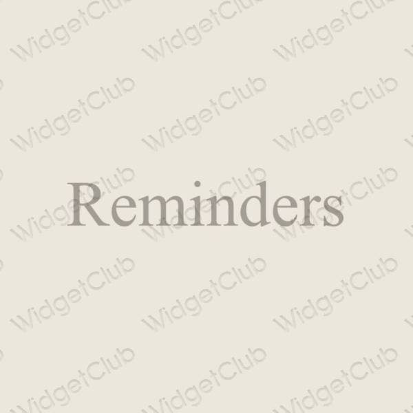 Estetické ikony aplikácií Reminders