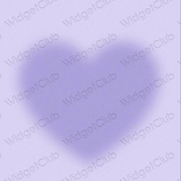 Esteettinen violetti CapCut sovelluskuvakkeet