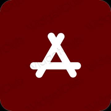 эстетический коричневый AppStore значки приложений