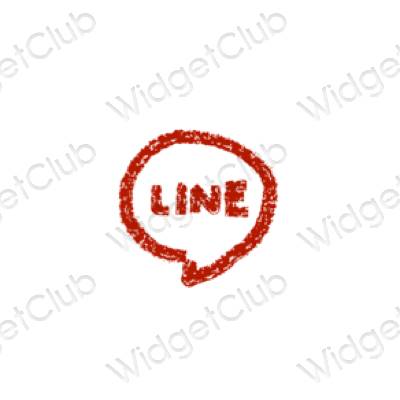 Ästhetische LINE App-Symbole