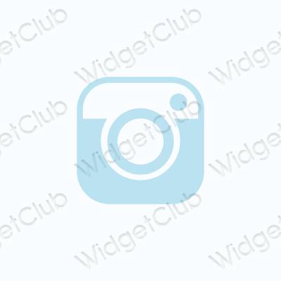 Estetické ikony aplikací Instagram