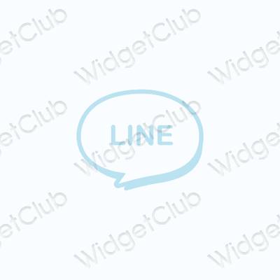 جمالية LINE أيقونات التطبيقات