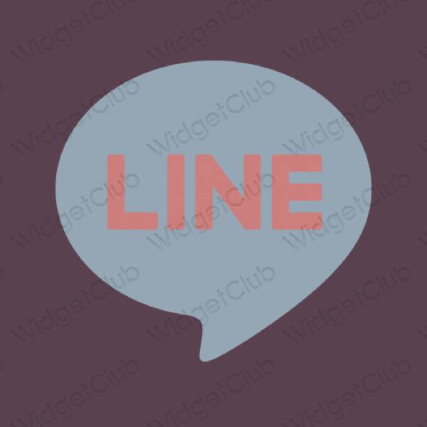 រូបតំណាងកម្មវិធី LINE សោភ័ណភាព