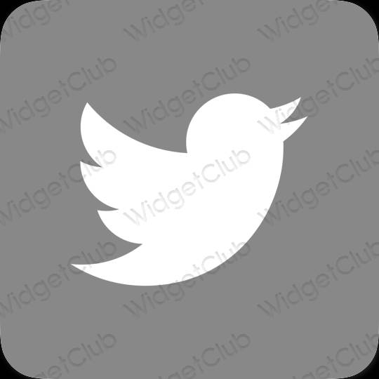 Estetické ikony aplikací Twitter