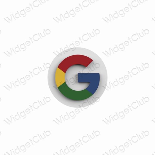 Aesthetic Google app icons