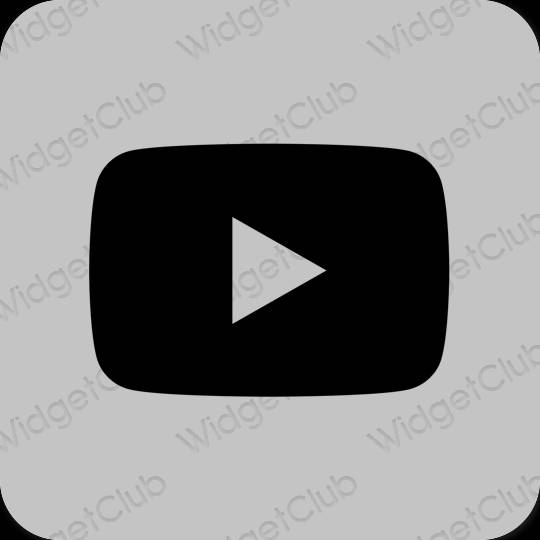 Esthetische Youtube app-pictogrammen