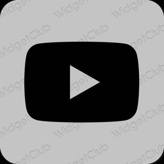 Esthetische Youtube app-pictogrammen