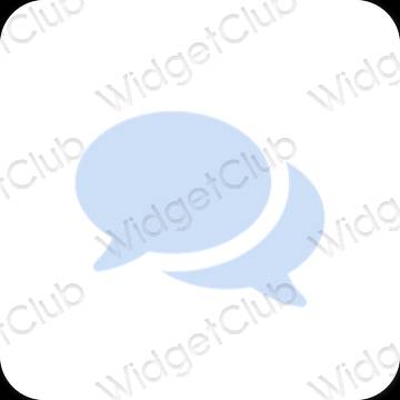 Эстетические Messages значки приложений