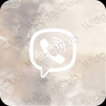 Æstetiske Viber app-ikoner