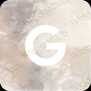 Aesthetic Google app icons