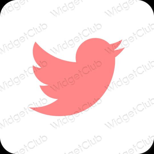 Icone delle app Twitter estetiche