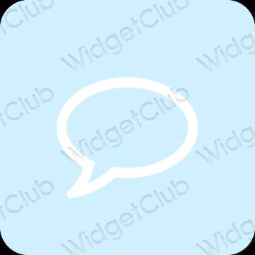 Estetico porpora Messages icone dell'app