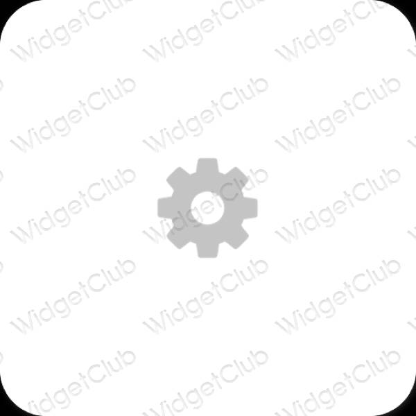 Ästhetische Settings App-Symbole