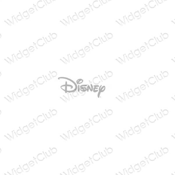 Estetinės Disney programų piktogramos