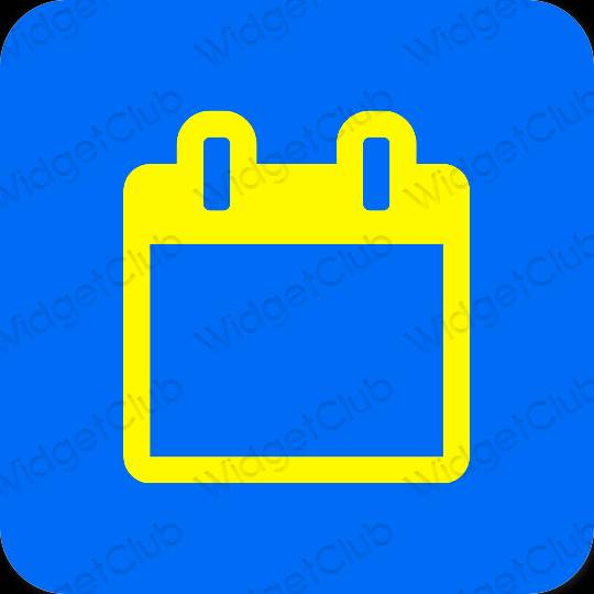 אֶסתֵטִי סָגוֹל Calendar סמלי אפליקציה