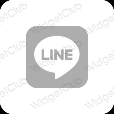 Эстетические LINE значки приложений