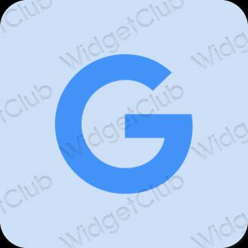 Estetsko vijolična Google ikone aplikacij