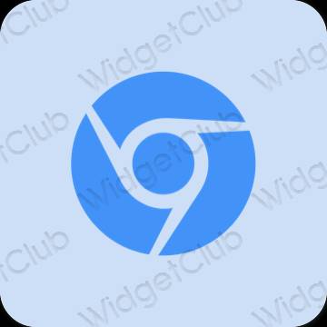 Estetico porpora Chrome icone dell'app