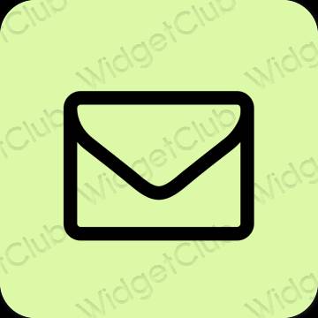 Icônes d'application Mail esthétiques