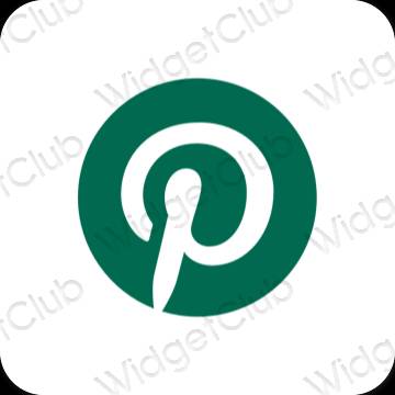 Icone delle app Pinterest estetiche