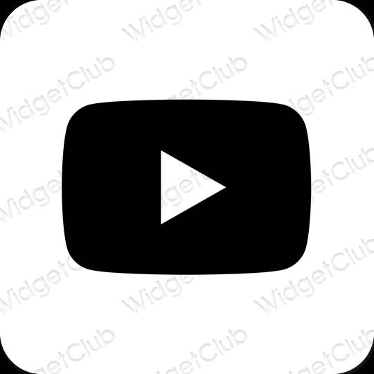 Ästhetische Youtube App-Symbole