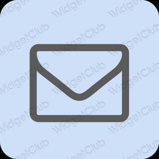 Estetický nachový Gmail ikony aplikací