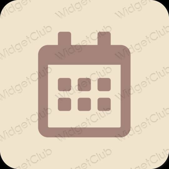 Estetske Calendar ikone aplikacij
