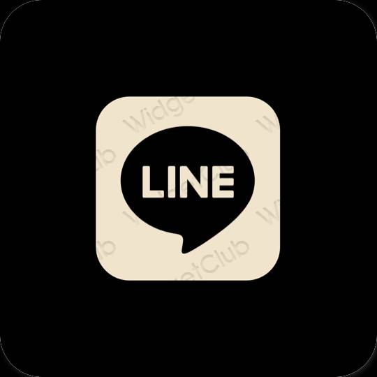 Æstetiske LINE app-ikoner