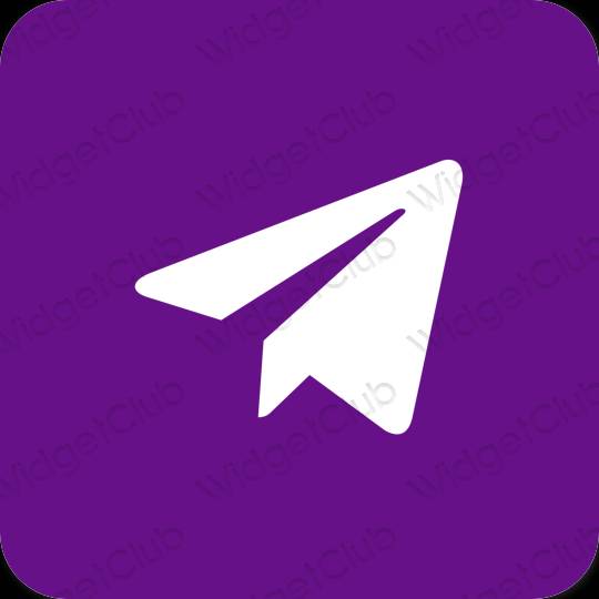 Estética Telegram ícones de aplicativos