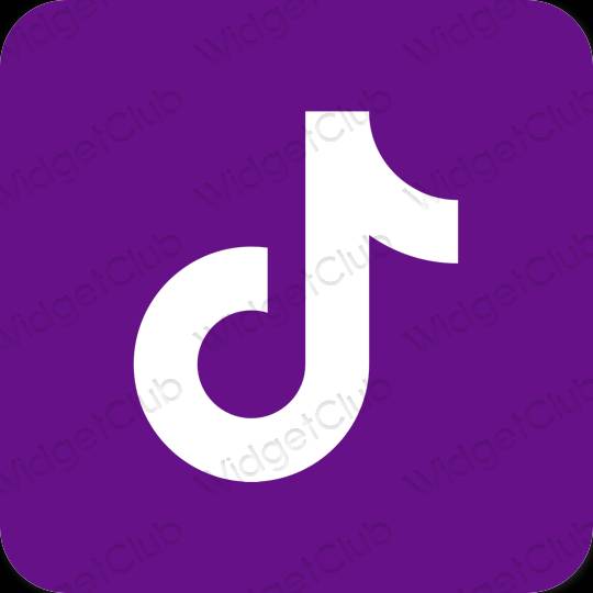 نمادهای برنامه زیباشناسی TikTok