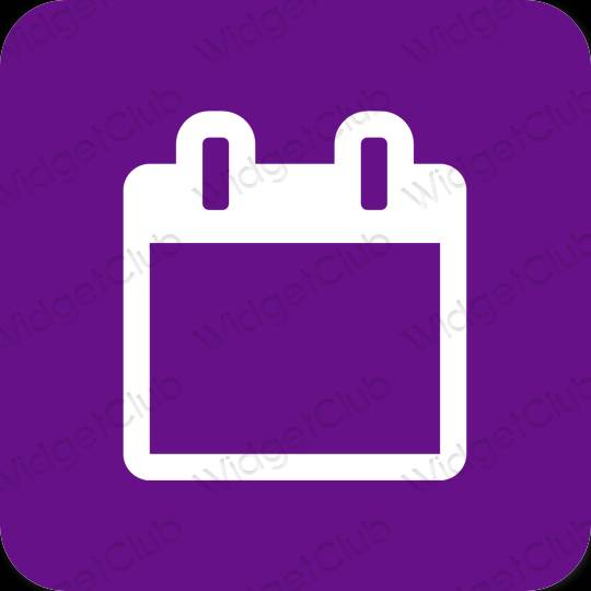 Esthetische Calendar app-pictogrammen