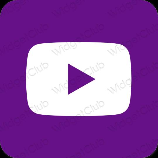 Æstetiske Youtube app-ikoner