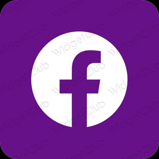 Æstetiske Facebook app-ikoner