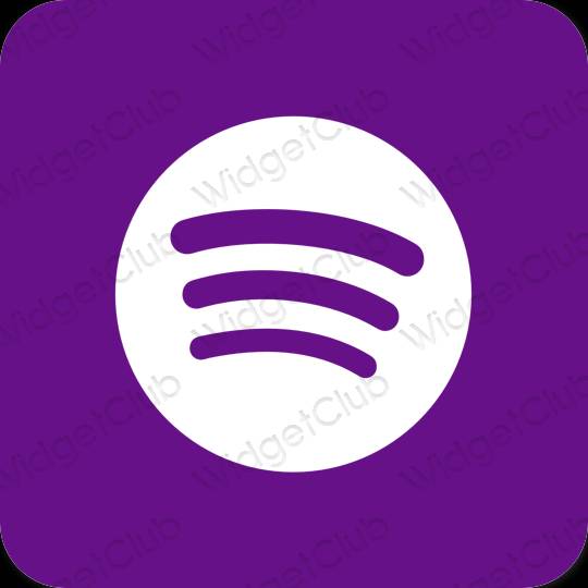 جمالية Spotify أيقونات التطبيقات