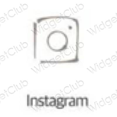 Ästhetische Instagram App-Symbole