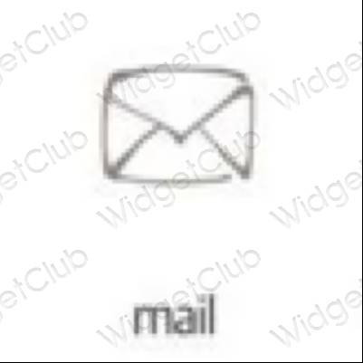 Icônes d'application Mail esthétiques