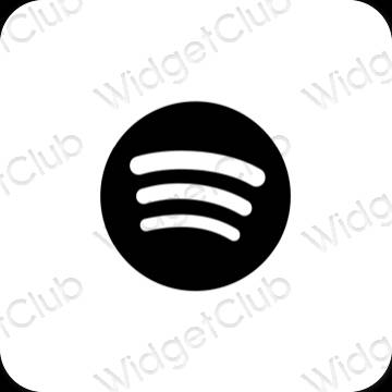 Biểu tượng ứng dụng Spotify thẩm mỹ